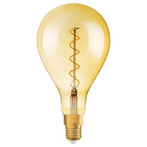 Ledvance/Osram - Osram Parathom LED Filamentlampe Globe160 Vintage 1906 Gold No 28 5 Watt E27 825 Warmweiss extra 2000 Kelvin