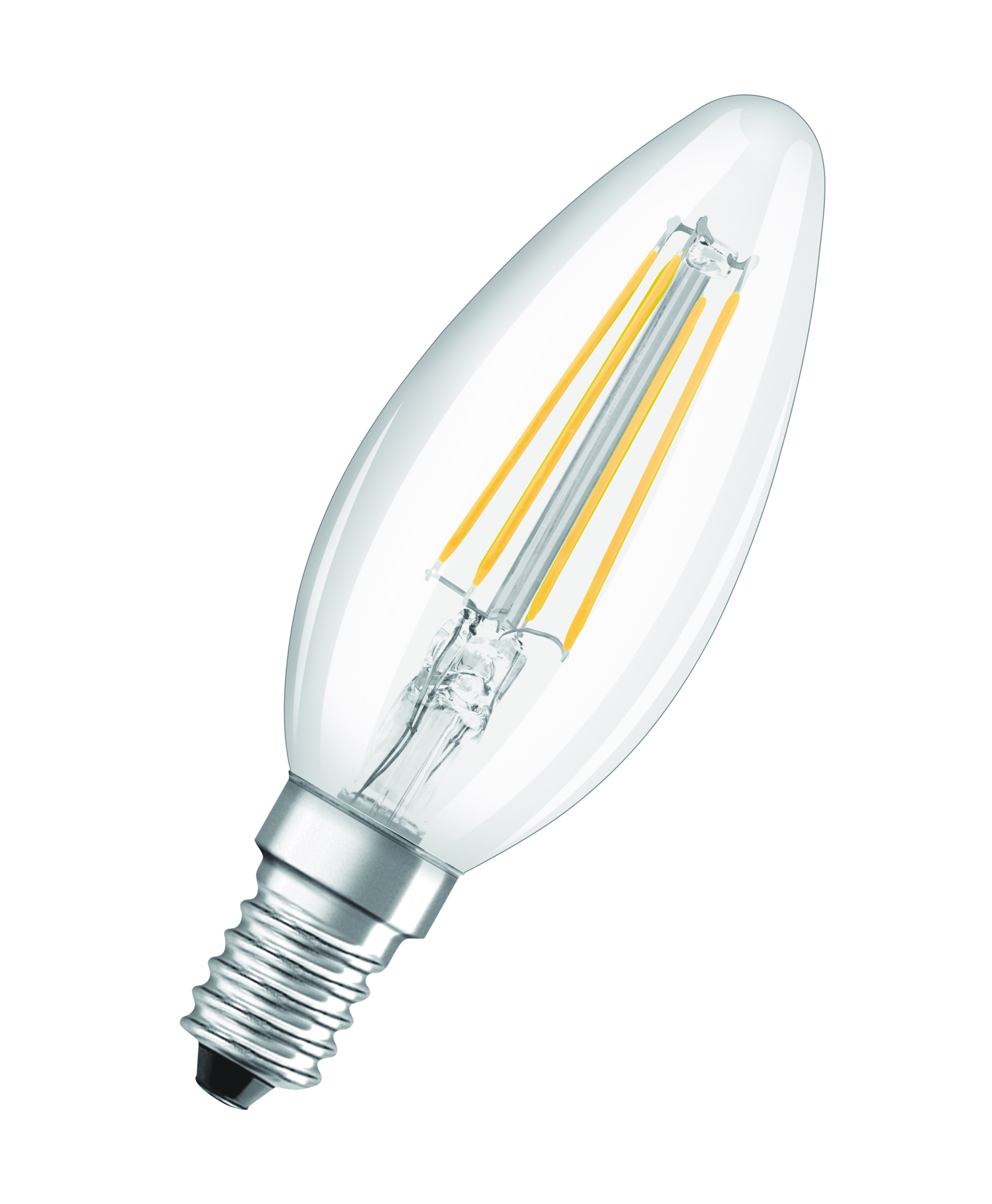 Osram Parathom LED Kerzenlampe klar E14 4 Watt 827 warmweiß extra
