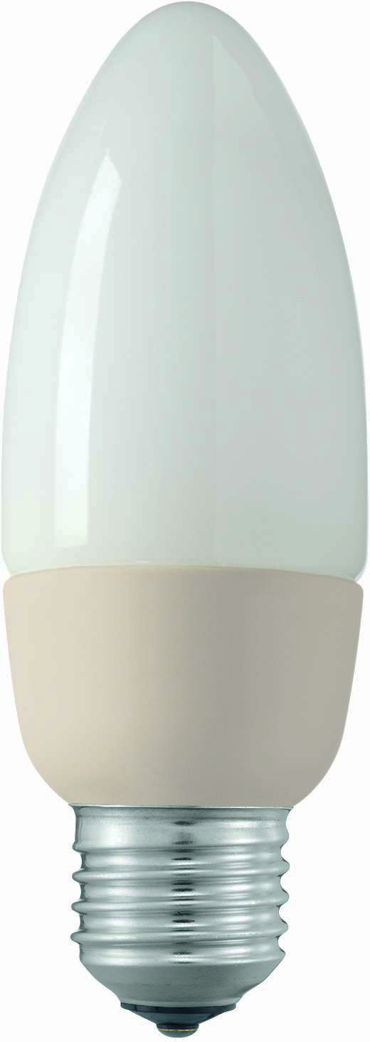 Philips Energiesparlampe Mini Kerzenlampe E27 5 Watt 827 warmton extra 