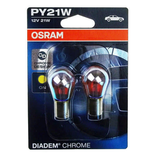 2 Stück Diadem Chrome PY21W 7507DR-02B 21 Watt BAU15s