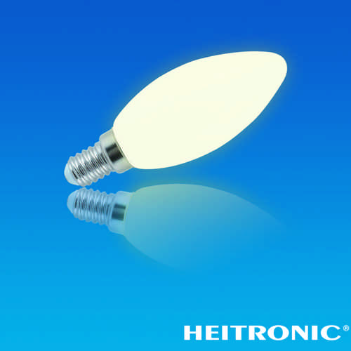 HEITRONIC - LED LEUCHTMITTEL E14 KERZE MATT 3W WARMWEISS 2700 Kelvin
