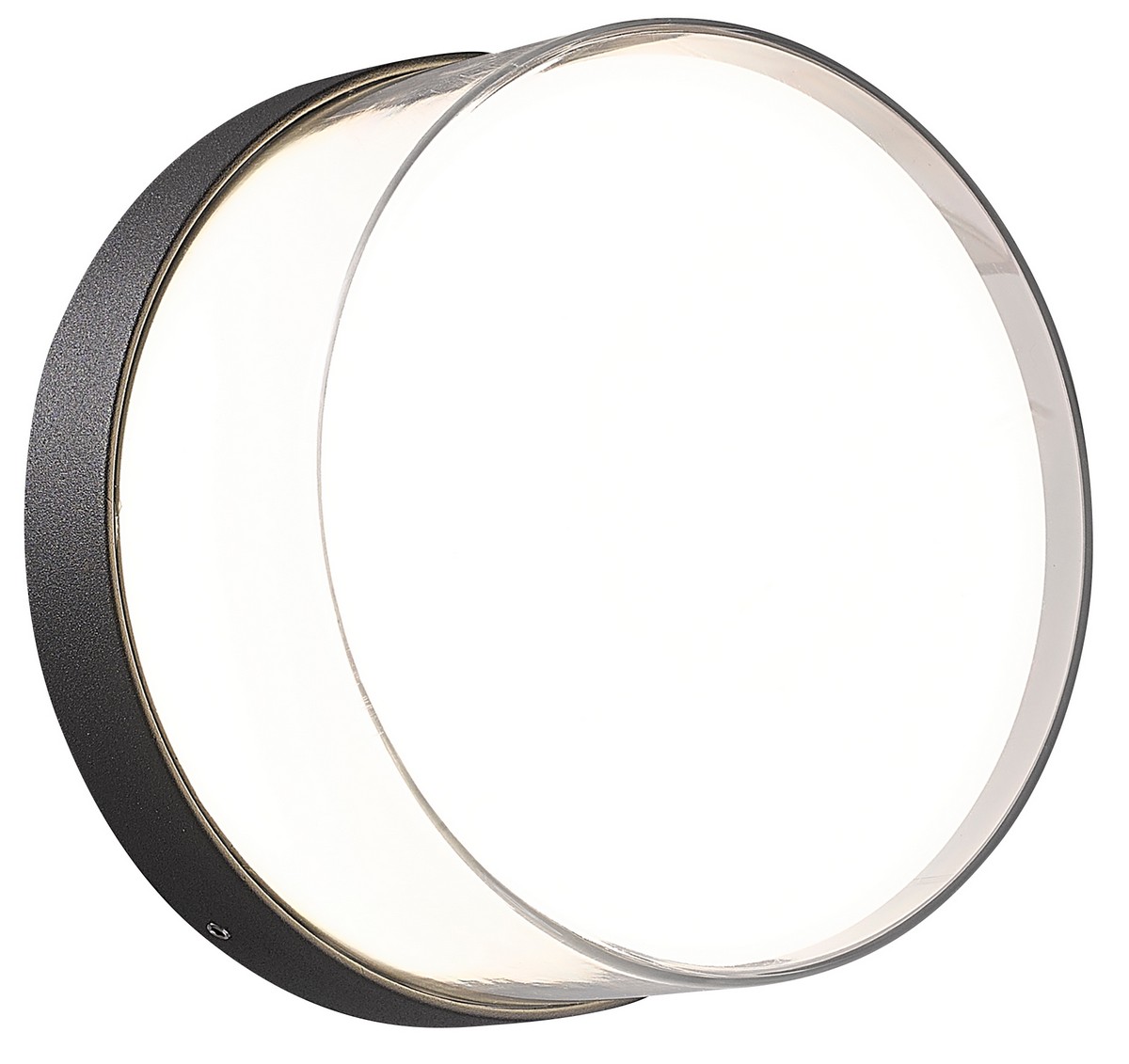 HEITRONIC - LED Wandleuchte CIRCULA in anthrazit kreisförmig  HEITRONIC - LED Wandleuchte CIRCULA in anthrazit kreisförmig