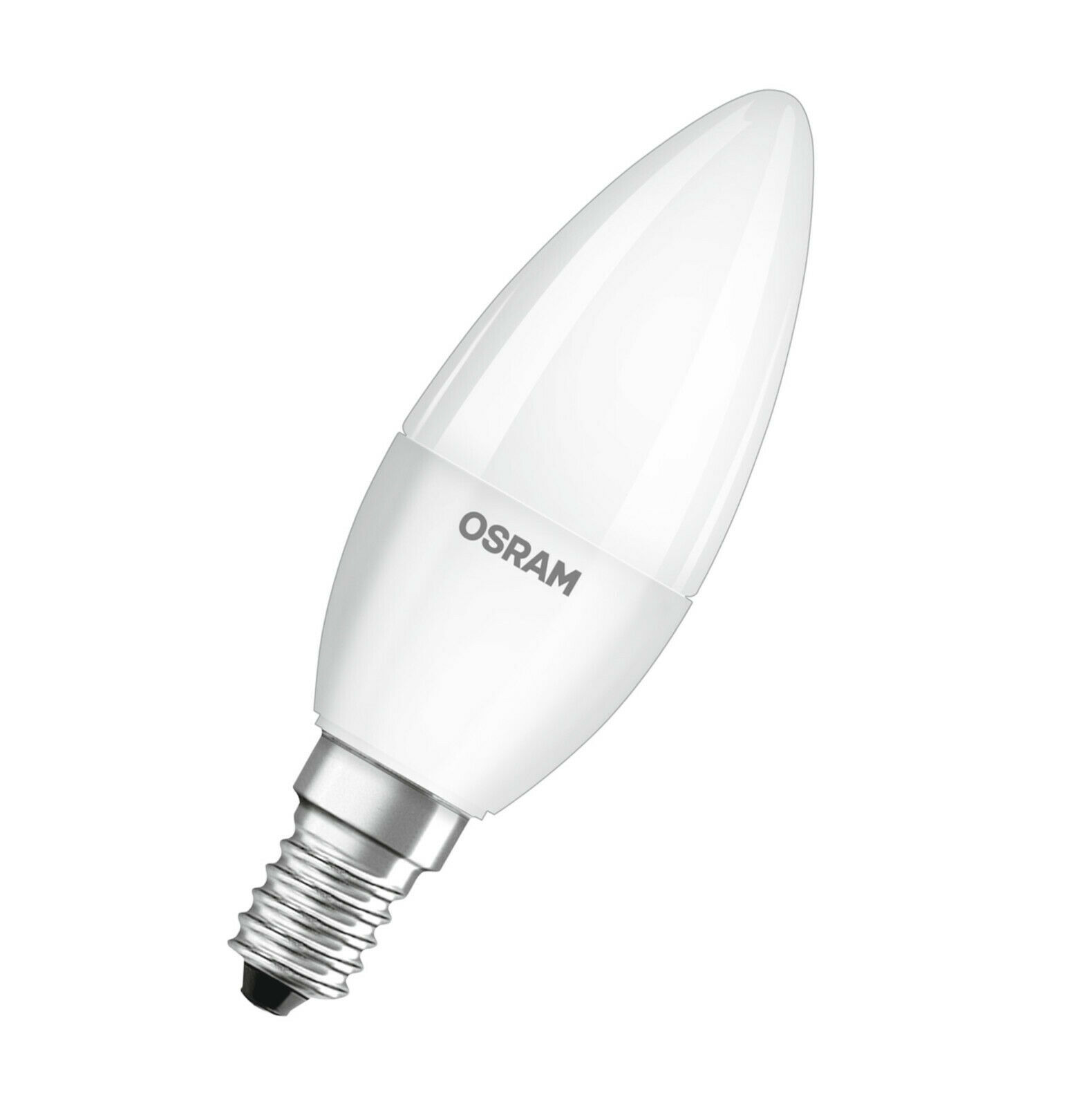 Osram LED Filamentlampe Kerzenform 4,9 Watt E14 827 warmweiß extra matt