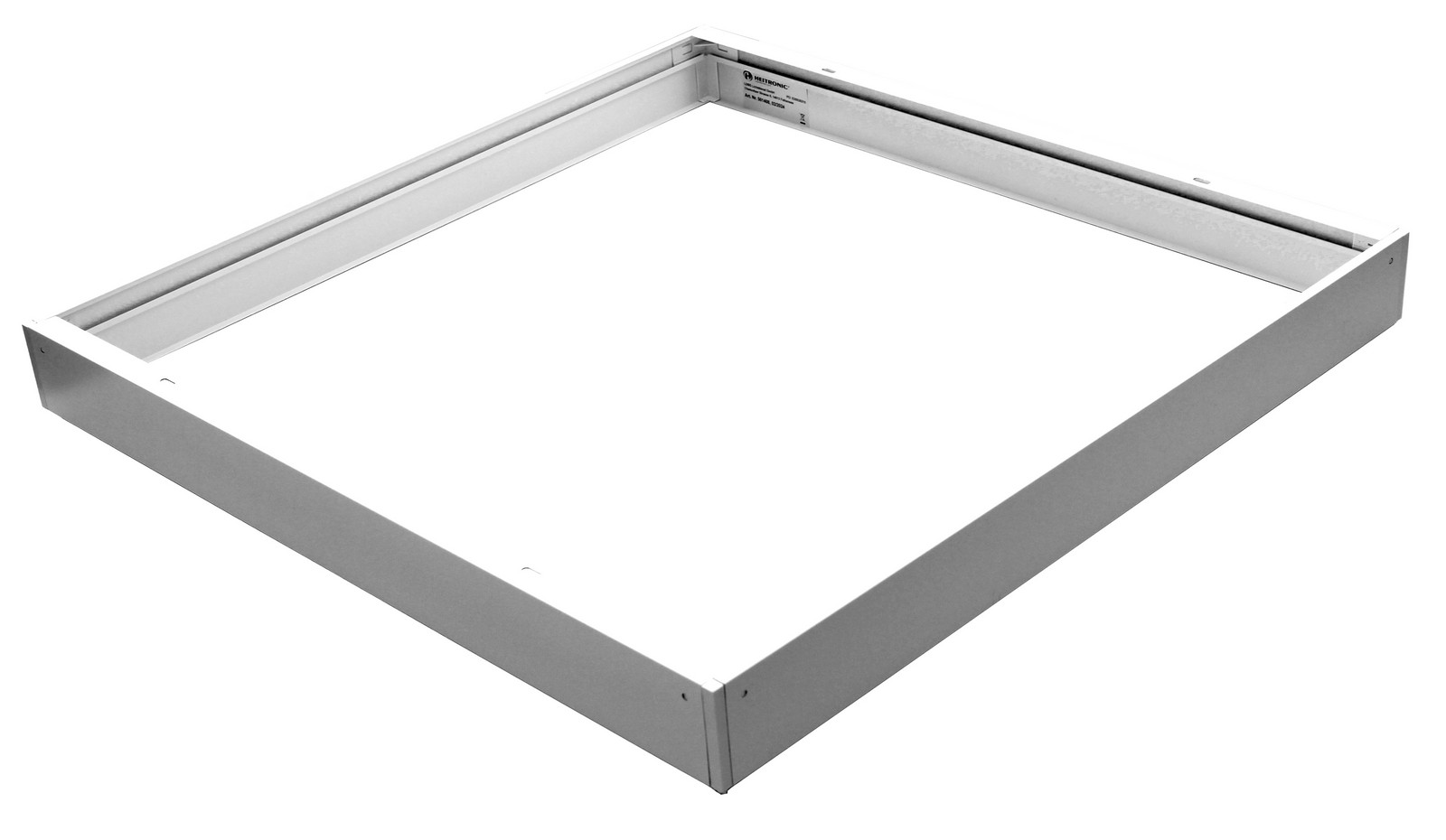 Heitronic Aufbaurahmen weiß Aluminium 4-teilig für Back-Lit Einlegeleuchten 620x620mm