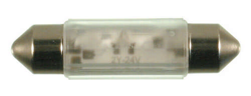S+H LED Soffitte 11x39mm 24 Volt AC/DC ultra-grün 1 Chip mit Brückengleichrichter