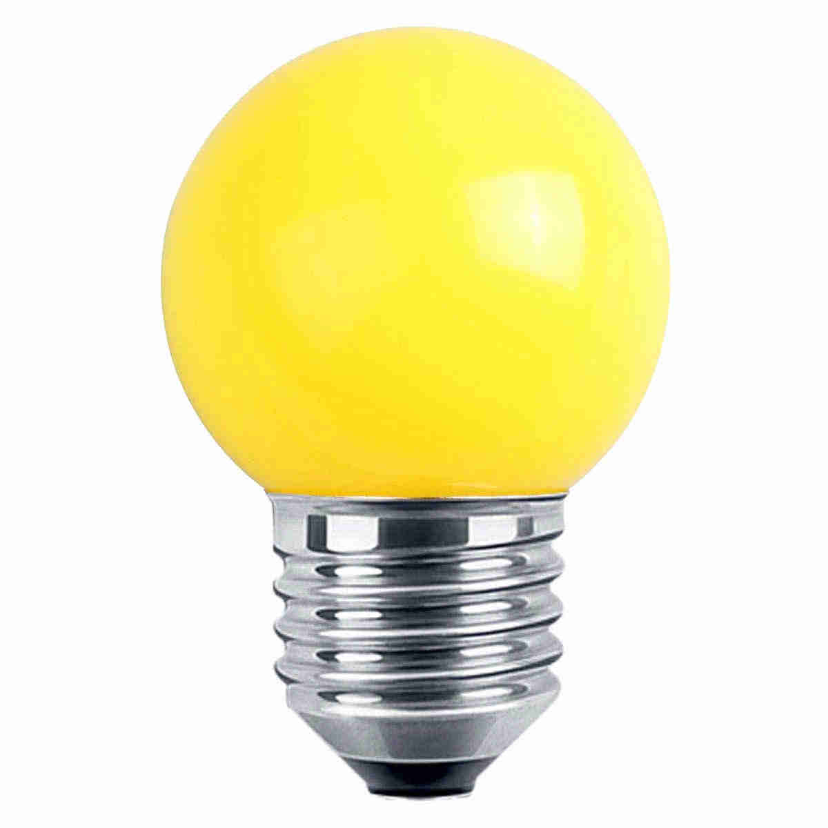 Blulaxa - LED Dekolampe MiniGlobe 1 Watt E27 Gelb