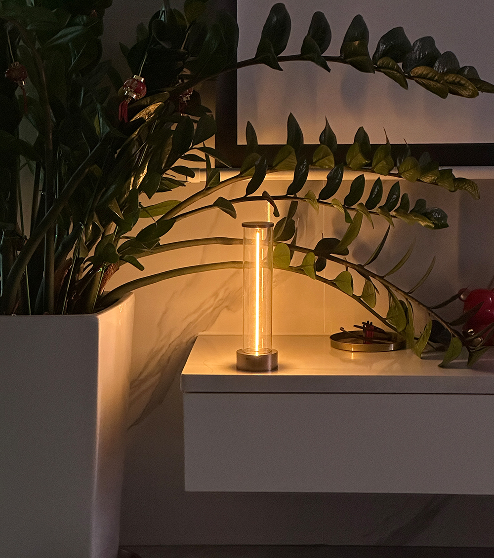 Heitronic LED Tischleuchte MAGIC 3 Stufen dimmbar 243mm 1 Watt warmweiss 3000 Kelvin 90 Lumen
