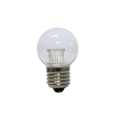 S+H LED Deco Golf Ball Sockel E27 240 Volt 1 Watt 7 LED wws ca.20 Lumen klar