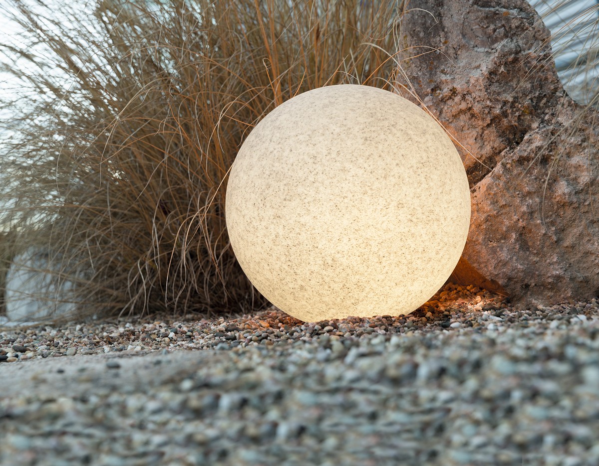 HEITRONIC - Design-Leuchtkugel MUNDAN GRANIT 400mm