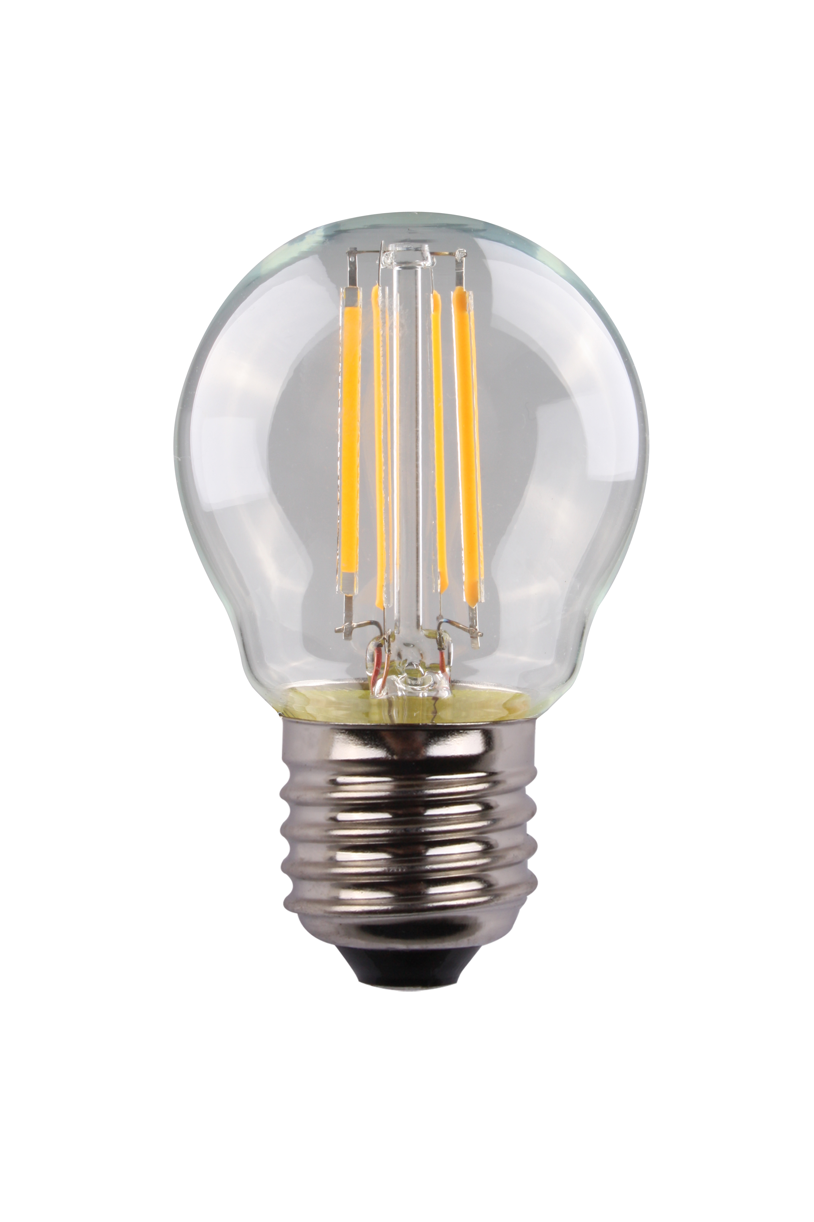 Heitec LED Tropfenlampe Filament G45 E27 4,5 Watt 420 Lumen 830 3000 Kelvin warmweiß