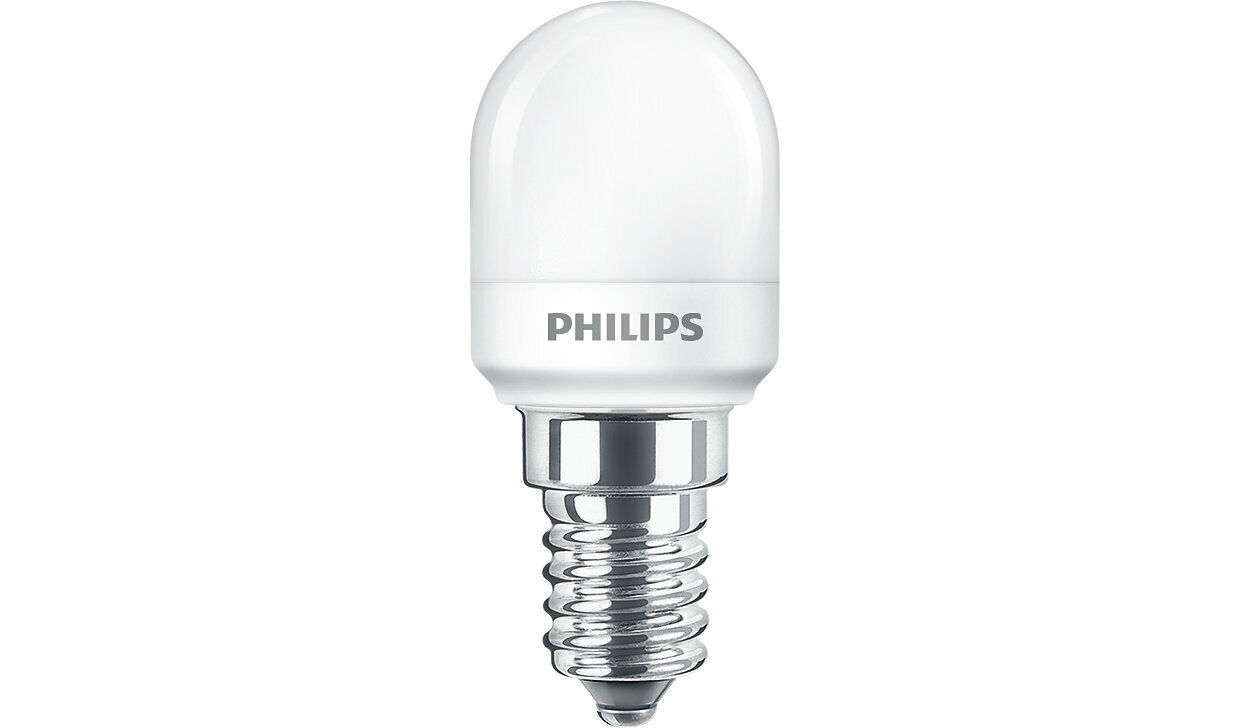 PHILIPS LED Lampe 1,7 Watt 230 Volt mit E14 Sockel speziell für Kühlschränke / Weinschränke und alle anderen Anwendungen mit niedrigen Temperaturen