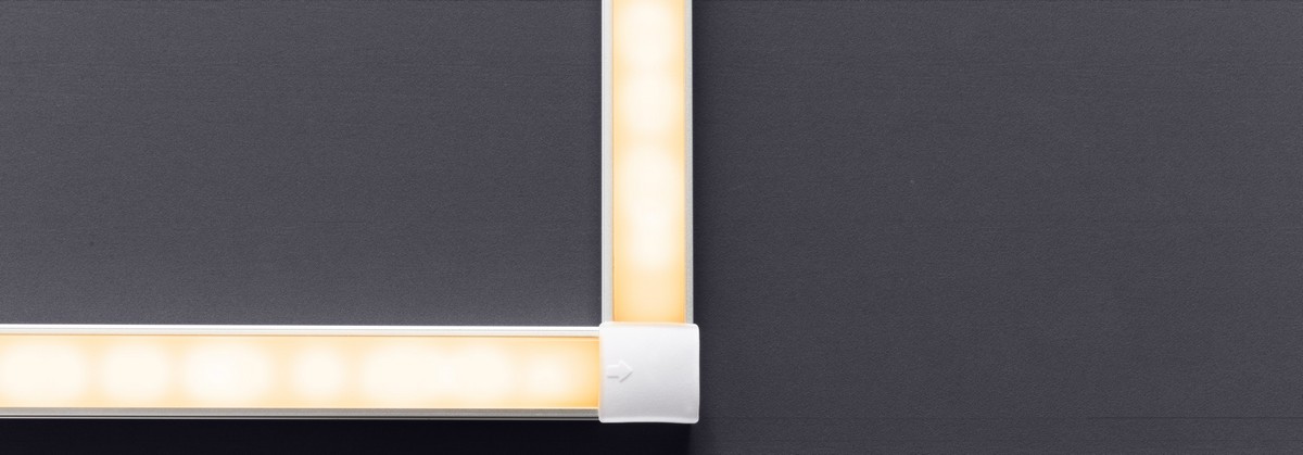 HEITRONIC - LED Unterbauleuchte MICANO 13 Watt starr 870x18x9mm 3000K dimmbar 24V DC Montageclips Schraube und Endkappe beiliegend
